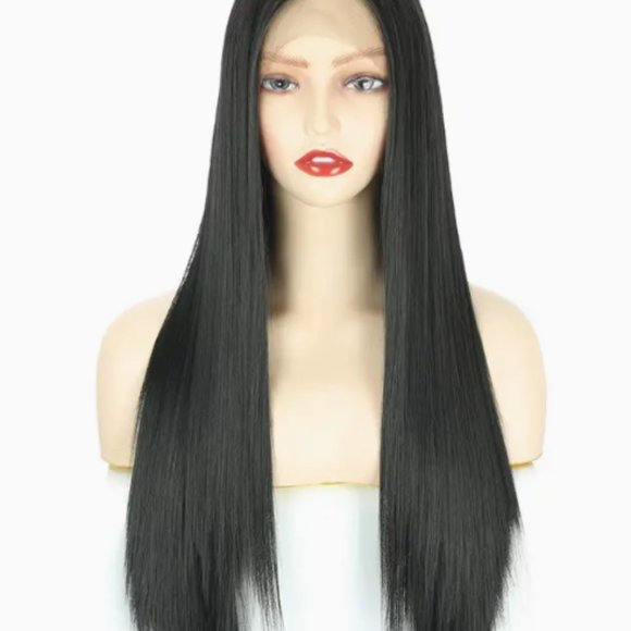 13*4 Lace Front Long Straight Synthetic Wig - Picture 1 of 5
